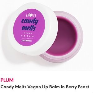 PLUM candy melts vegan lip balm berry feast NWT